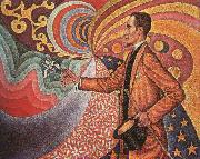 Portrait of M.Felix Feneon in 1890 Paul Signac